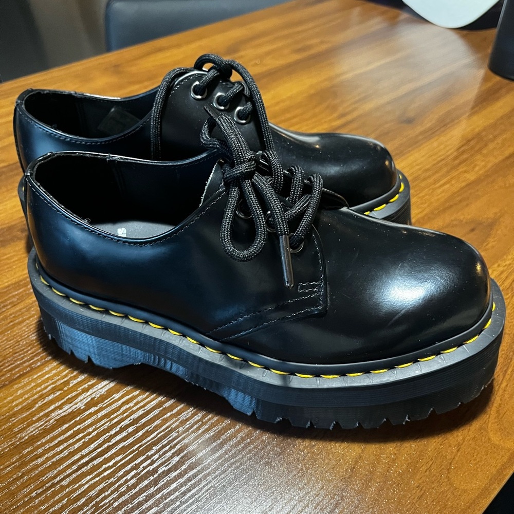 1461 LEATHER PLATFORM Dr.Martens